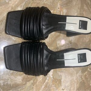 Size 13 black dolce vita mules